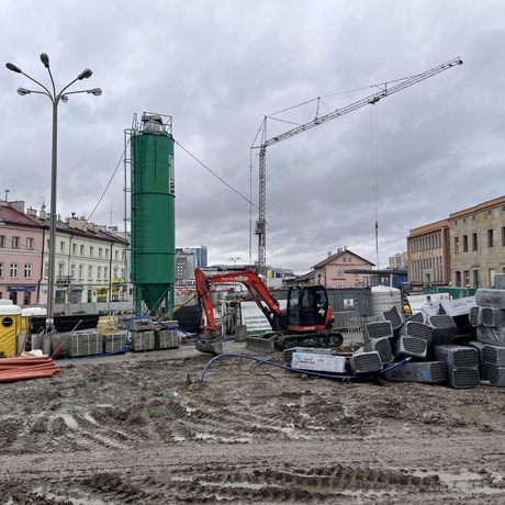 Budowa Rzeszowskiego Centrum Komunikacyjnego [styczeń 2023] - fot 21